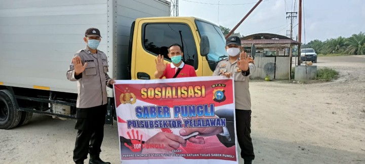 Polsubsektor Pelalawan Rutin Sosialisasikan Saber Pungli