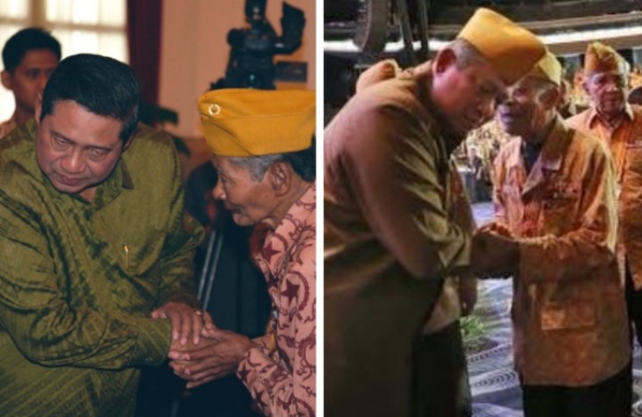 Potret SBY Sangat Menghargai Veteran, Netizen: Perhatian Tulus (foto/int) 