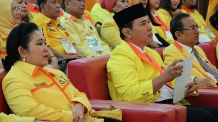 Tommy Soeharto dalam kegiatan Partai Berkarya beberapa waktu lalu. Foto: int 