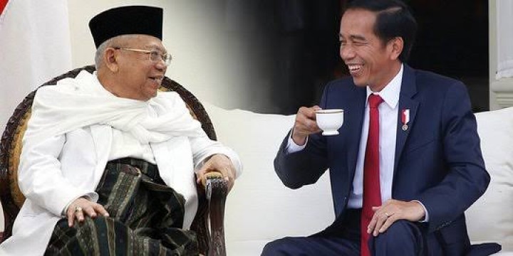Presiden Joko Widodo dan Wakil Presiden Maruf Amin