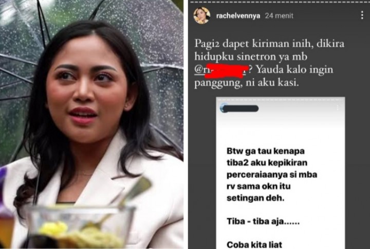 Dituduh Perceraian Settingan, Rachel Vennya Lakukan Ini ke Netizen Julid (foto/int) 