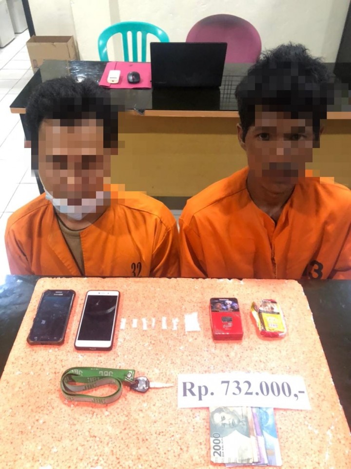 Polres Inhil Tangkap Tiga Pria Pelaku Narkotika di Tembilahan (foto/rgo) 