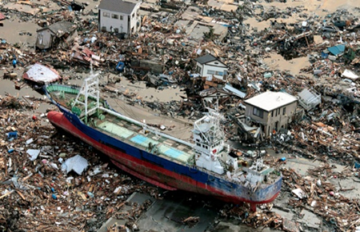 Tsunami Jepang. Foto: Tempo.co