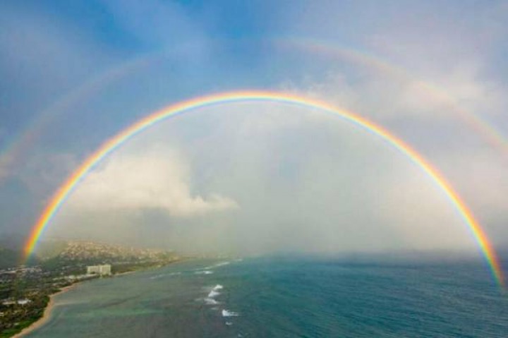 The most beautiful rainbow is in this country, experts reveal the cause