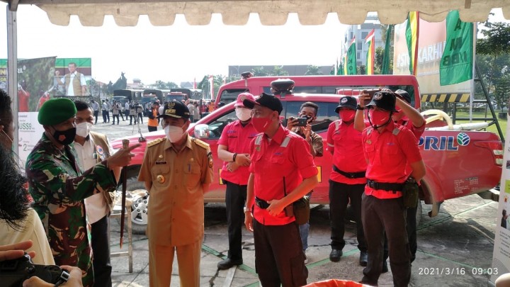 Ikut Apel Siaga Karhutla, PT RAPP Komit Dukung Pemerintah Atasi Karhutla di Riau (foto/ist) 