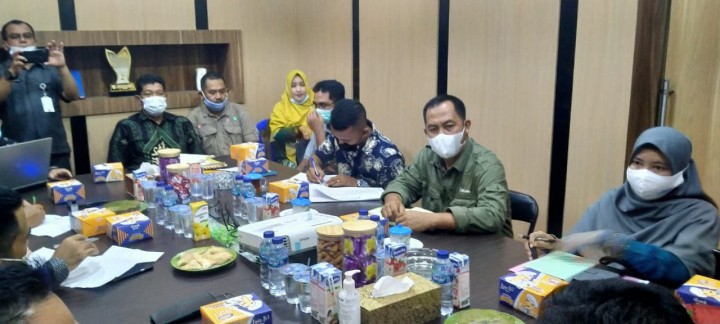 Komisi III DPR Riau saat ke Bapenda Bengkalis