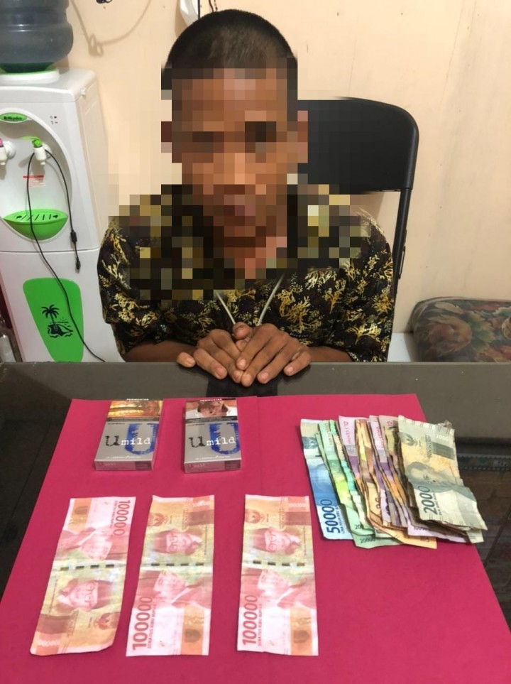 Edarkan Uang Palsu, Pemuda di Inhil Ditangkap Polisi, Ini Modusnya (foto/int) 