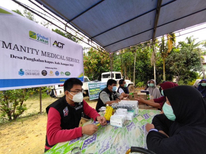 ACT Hadir di Desa Pangkalan Kapas Berikan Layanan Kesehatan (foto/int) 