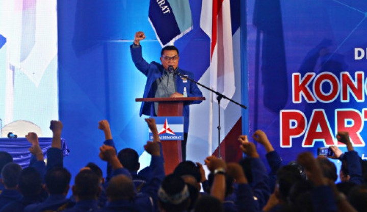 Moeldoko ditunjuk sebagai Ketua Demokrat di KLB Demokrat yang berlangsung di Deli Serdang, Sumatera Utara