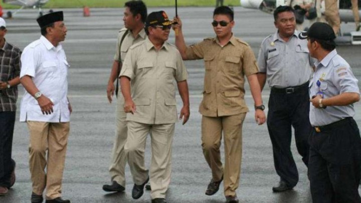 Pengawalan Prabowo