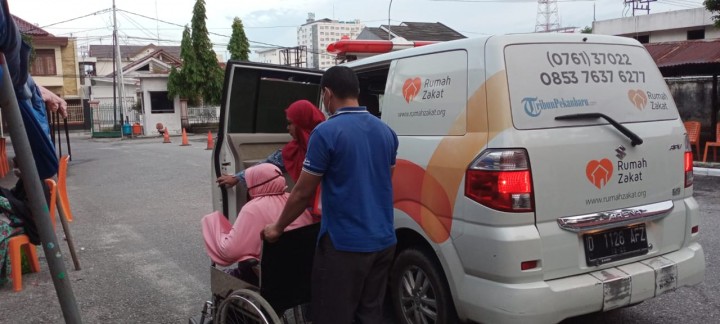 Sejak 1 April 2021 lalu, Rumah Zakat (RZ) Ria telah menghadirkan Rumah Singgah pasien di Pekanbaru yang berlokasi di Jalan Nenas No. 11 Sukajadi Pekanbaru. (Foto: Istimewa)