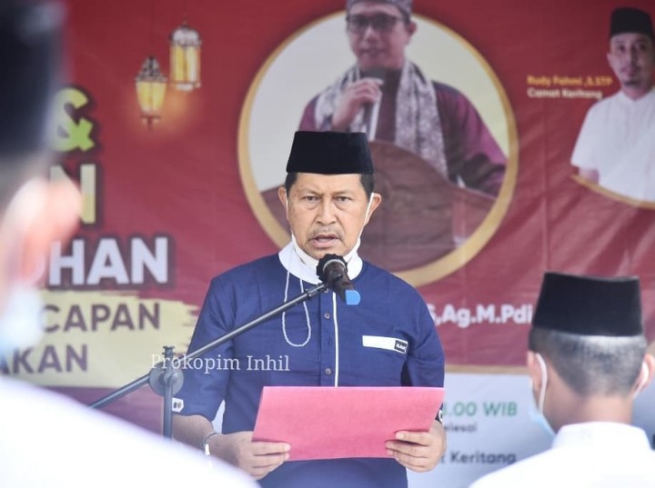 Wabup Inhil Syamsuddin Uti Kukuhkan Kepengurusan Pejuang Subuh Keritang (foto/ist) 