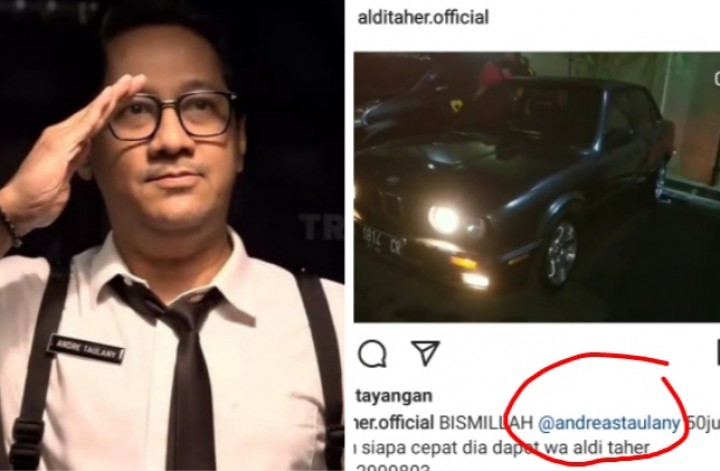 Colek Andre Taulany, Aldi Taher Jual BMW dan Klaim Masih ORI, Netizen Malah Mau Barter Dengan Ini (foto/int) 