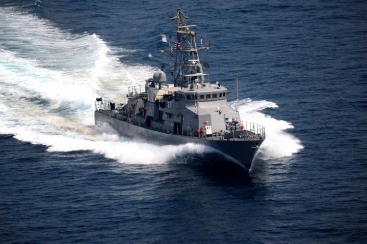 Kapal patroli milik Angkatan Laut AS, USS Firebolt.(TWITTER @USNavy)