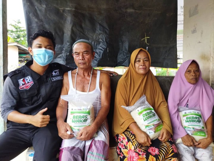 Beras Wakaf Gratis Hadir Temani Ramadan Warga Pekanbaru (foto/ist) 