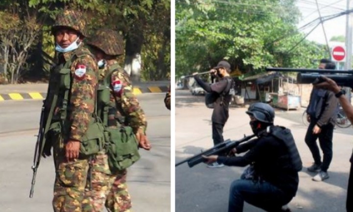 Lindungi Diri Dari Junta Militer, Penentang Kekuasaan Bentuk Kekuatan Pertahanan Rakyat Myanmar (foto/int) 