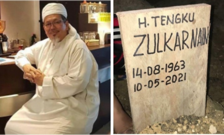 Potret Makam Ustadz Tengku Zulkarnain di Pemakaman Palas Rumbai Kota Pekanbaru (foto/int) 