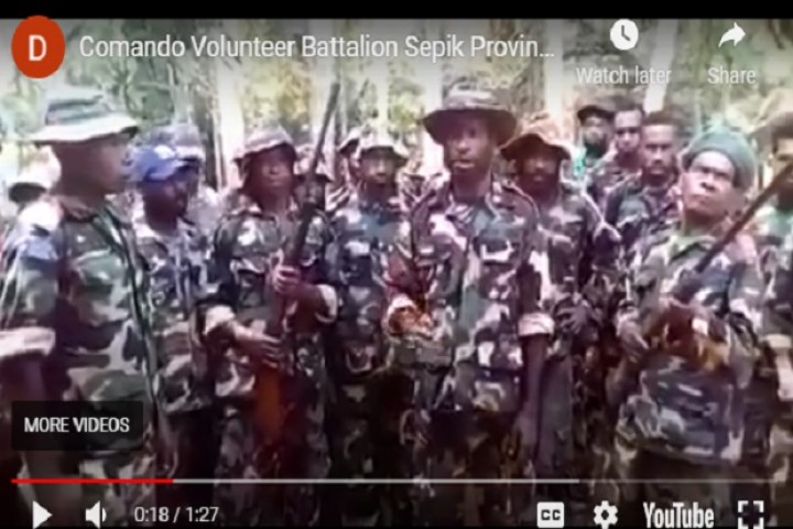 Viral Kelompok Berseragam Militer Papua Nugini Nyatakan Perang ke TNI dan Bela Separatis Papua Barat (foto/int) 
