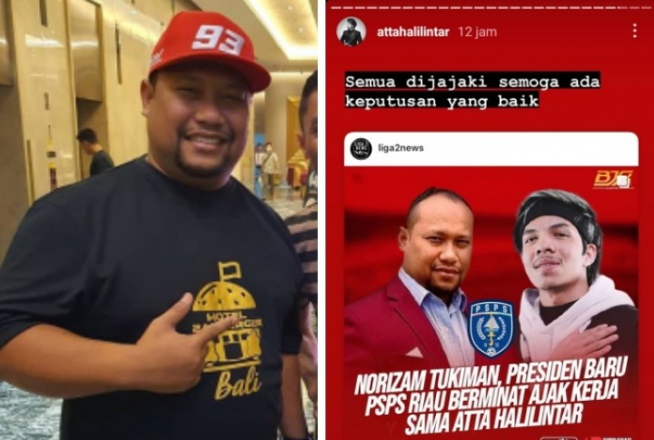 Ditawari Saham Klub PSPS Riau Oleh Pengusaha Malaysia, Ini Jawaban Atta Halilintar (foto/int) 