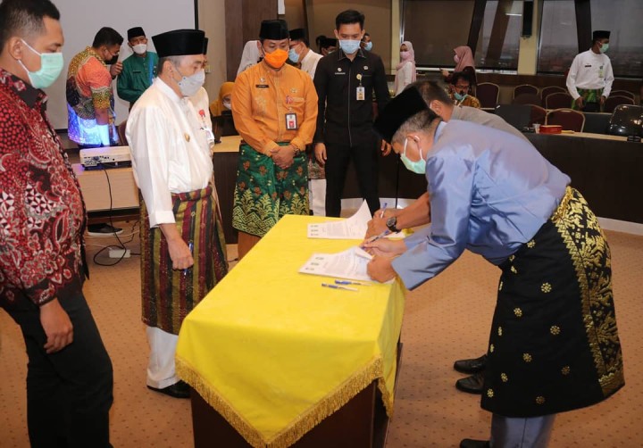 Penandatanganan Kesepakatan Batas Wilayah, Bupati Alfedri Harapkan Kesejahteraan Masyarakat Perbatasan (foto/ist) 