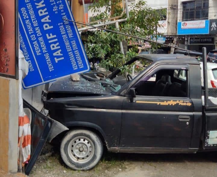 Kecelakaan Beruntun di Jalan Riau, Diduga Karena Mengejar Jambret (foto/ist) 