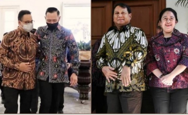 Prediksi Prabowo Dengan Puan Maharani Vs Anies Baswedan di Pilpres 2024, Netizen Bilang Ini (foto/int) 