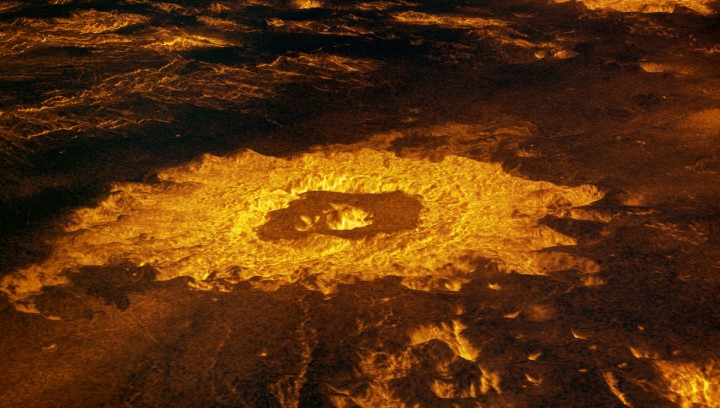 Tampak permukaan Venus 