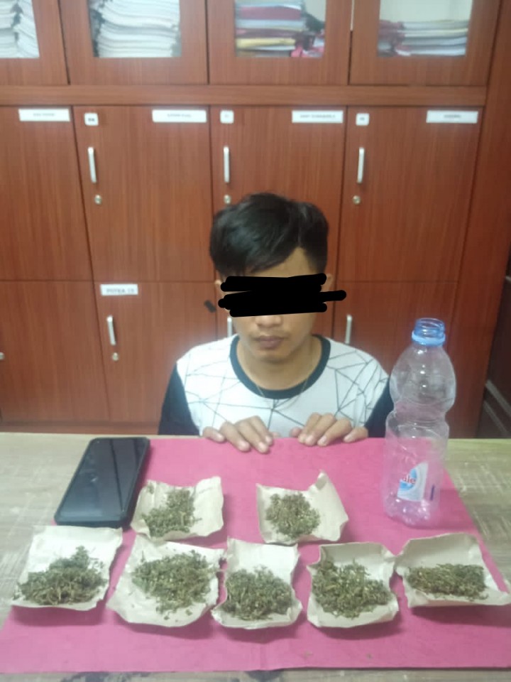 Satu Orang Ditangkap Diduga Pengedar Narkotika di Tualang (foto/lin) 