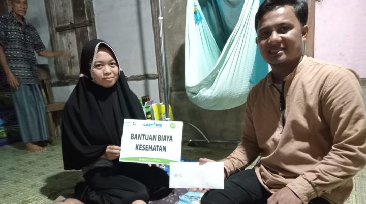 Kesulitan Biaya Pengobatan, IZI Riau Peduli Adek Rafa Penderita Hidrosefalus (foto/ist) 