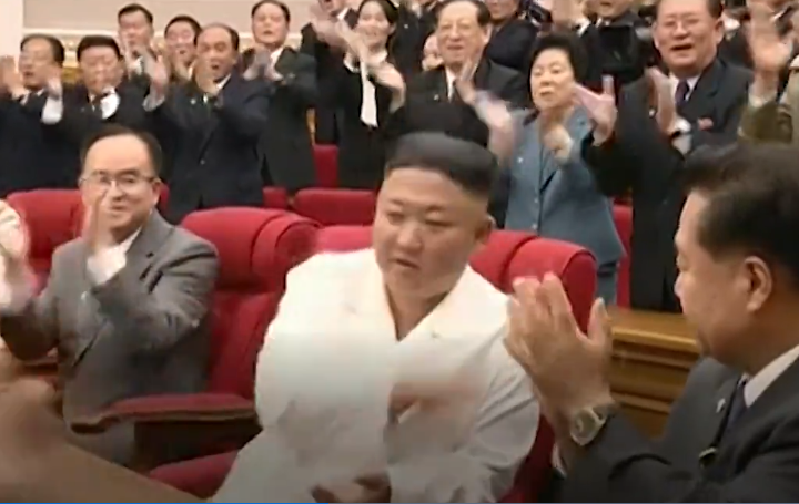 Penampakan Pemimpin Korea Utara Kim Jong-Un yang semakin ramping. Foto: Internet