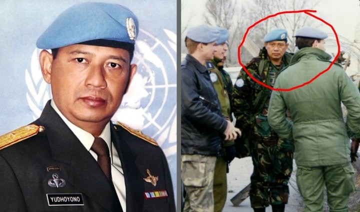 Potret SBY Jadi Pasukan PBB Menjaga Perdamaian di Bosnia, Netizen Sebut Begini (foto/int)