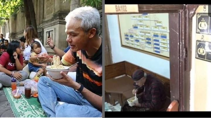 Foto-foto Ganjar Pranowo Viral di Medsos Sering Dibandingkan Dengan Jokowi, Netizen: Pencitraan (foto/int)