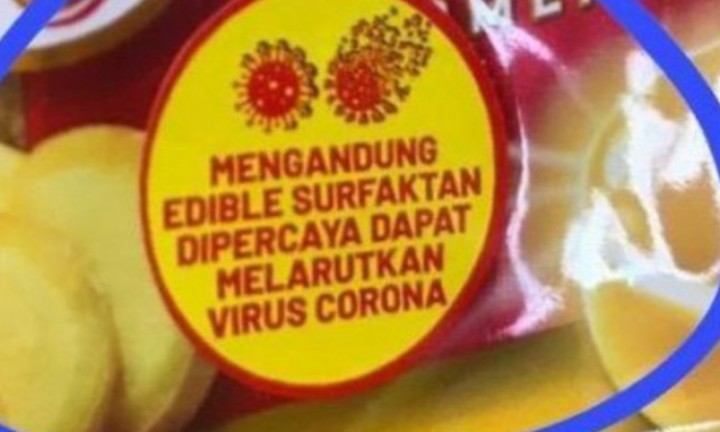 Permen yang bisa larutkan virus corona. (Foto: Detik.com)