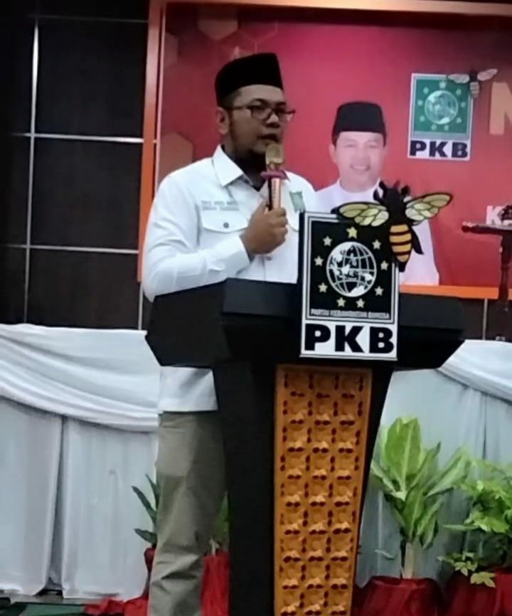Muscab Ke-V, Iwan Taruna Dikukuhkan Sebagai Ketua DPC PKB Inhil Periode 2021-2026 (foto/rgo)