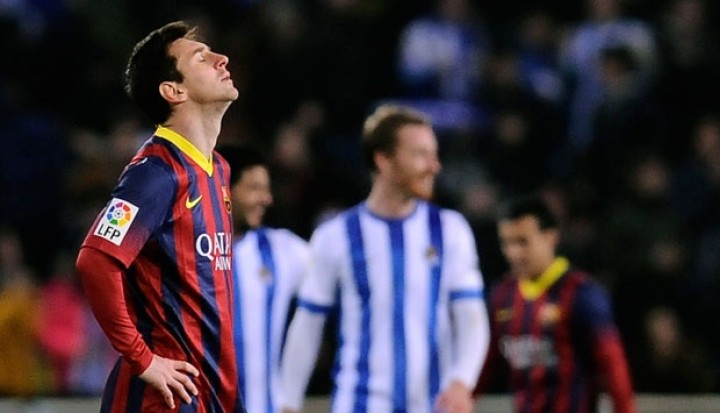 Lionel Messi saat berseragam Barcelona. Sumber: Tempo.co