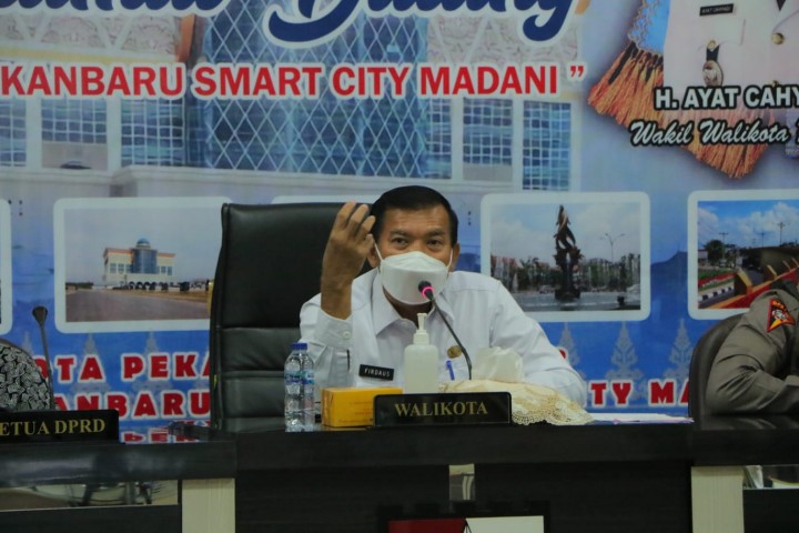 Wali Kota Pekanbaru Tegaskan Pusat Perbelanjaan Wajib Tutup Selama PPKM Level 4 (foto/int)