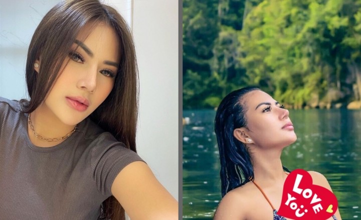 Selebgram Seksi Novia Aurellya Berendam di Danau, Netizen: Kayak Bidadari Turun Dari Khayangan (foto/int)