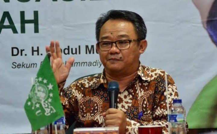 Sekretaris Umum PP Muhammadiyah Abdul Mu'ti. Sumber: kompas.com