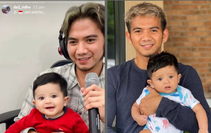 Potret Ridho DA Gendong Keponakannya Baby Syaki, Netizen: Duo Ganteng (foto/int)