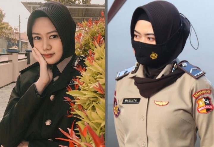 Polwan Cantik Bripda Maulita Dari Direktorat Kepolisian Udara Baharkam Polri, Netizen: Kece No Debat (foto/int)