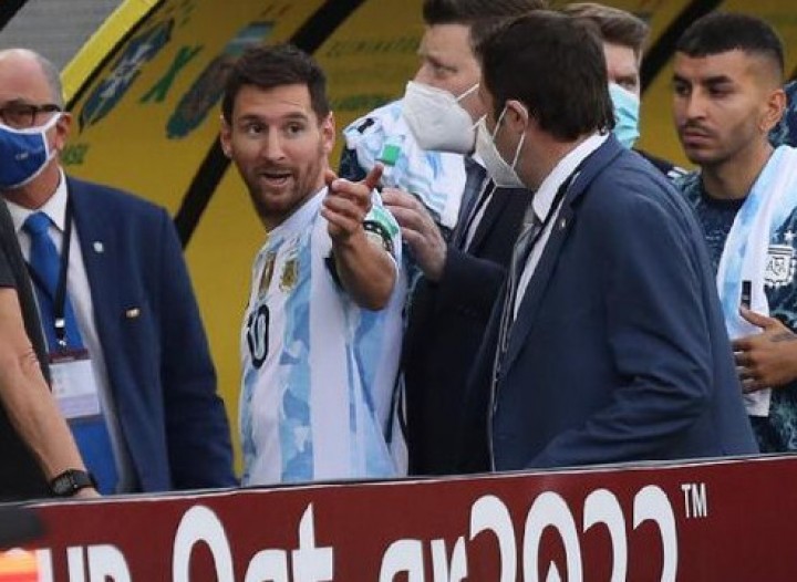 Penampakan Messi marah-marah. Sumber: cnnindonesia.com