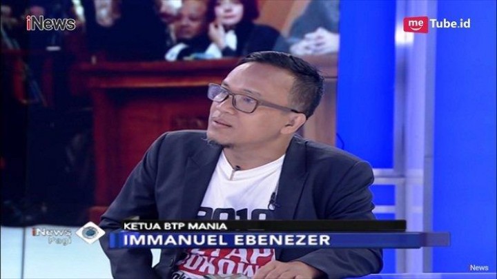 Ketua Relawan Jokowi Mania (Joman), Immanuel Ebenezer