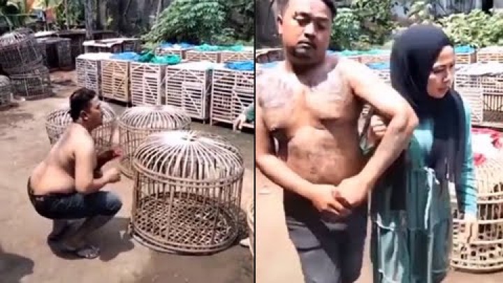 Viral Video Istri Datang, Pria Sangar dan Bertato Ini Langsung Pasrah Disuruh Pulang, Netizen: Takut Enggak Dapat Jatah (foto/int)