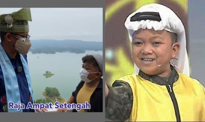 Temani Menteri Sandiaga Uno di Puncak Kompe, Ini Profil Megi Irawan yang Pernah Jadi Ucil da Ikut Lomba Da'i (foto/int)