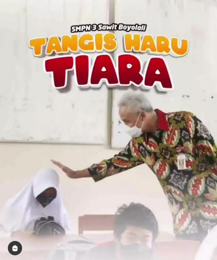 Ganjar Prabowo bersama Tiara Hanum Larasati