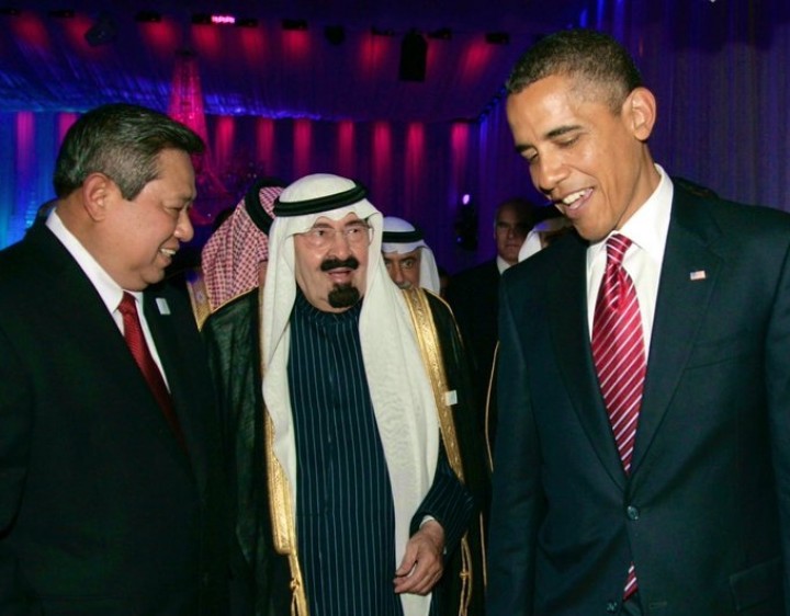 Potret SBY Ngobrol Dengan Barack Obama dan Raja Abdullah, Netizen: Pemimpin yang Mempengaruhi Dunia (foto/int)