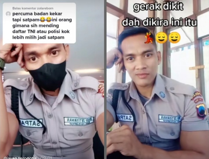 Netizen Sayangkan Tidak Masuk Polisi atau TNI, Pria Ini Cuma Balas Begini (foto/int)