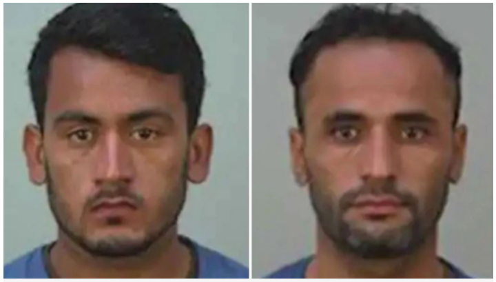 Bahrullah Noori, kiri, dan Mohammad Haroon Imaad, kanan, telah didakwa atas tuduhan seks anak dan penyerangan rumah tangga. Gambar: Dane County Sheriff