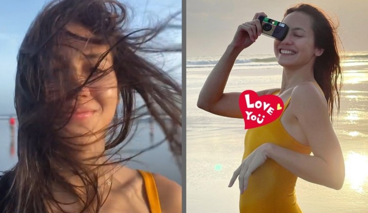 Pevita Bahagia Foto di Bibir Pantai, Netizen: Cakep Jodoh Orang (foto/int)