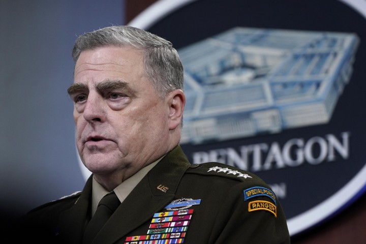 Jenderal tertinggi Amerika Serikat (AS) Mark Milley. Sumber: AP News